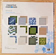 Creative Memories - Brave Designer Paper Pack - Emerytowany NLA