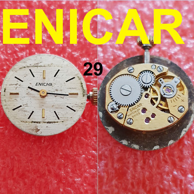enicar uhrwerk kal. ar dial 19mm uhrwerk handaufzug uhr x teile funktioniert vintage