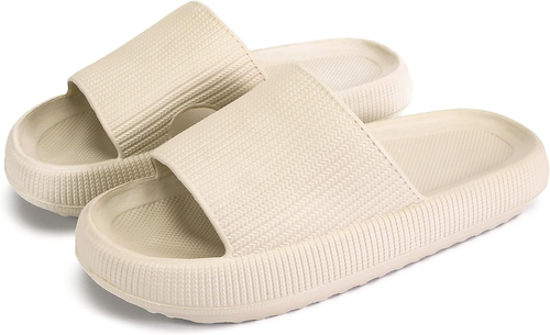 Cloud Slippers for Women and Men, Pillow House Slippers Shower Shoes Indoor Slid