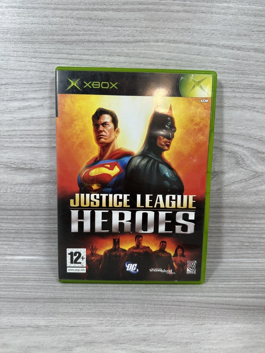JUSTICE LEAGUE HEROES Xbox Original Game No Manual 31719300259