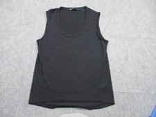 Athleta Shirt Womens Extra Small Black Sleeveless Run Tee Active Gym Tank Top
