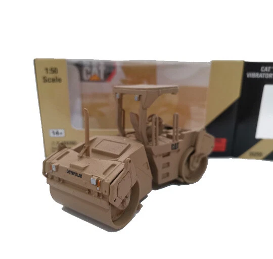 Camión compactador de asfalto vibratorio escala 1/50 CAT NORSCOT CB-534D modelo juguete 55255 Foto 4 de 4