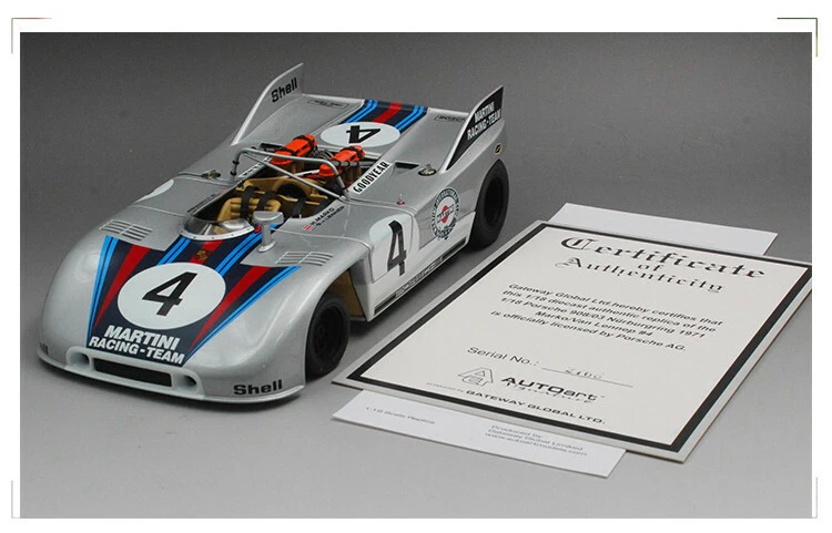 Autoart 1:18 Porsche 908/3 alloy1971 Nurburgring alloy car