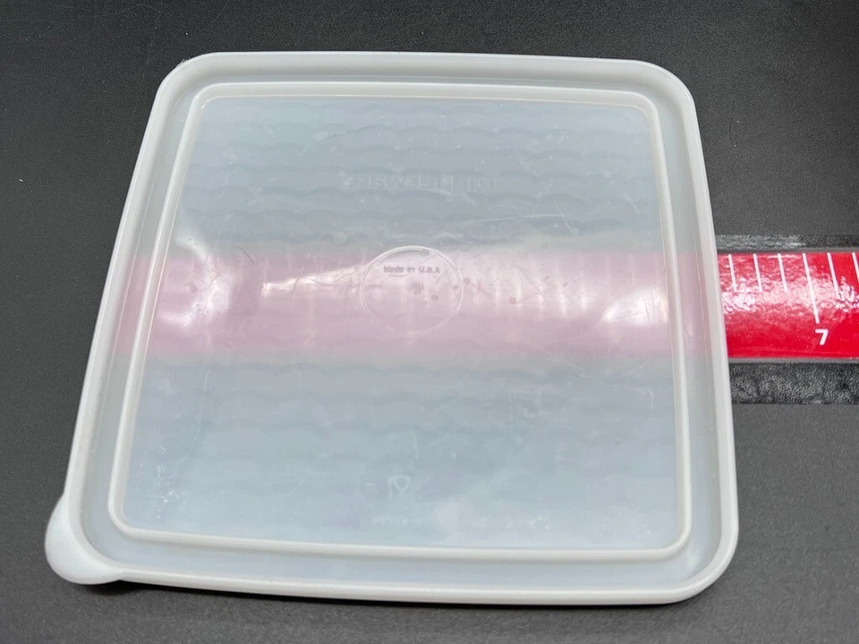 Sheer Tupperware 5-1/2" Replacement Lid 3993 FOR Fridge Smart 4-1/3c 1.0L 3994 - Image 2 of 2