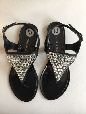 river island jelly flip flops