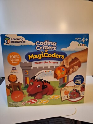 Learning Resources Coding Critters MagiCoders: Blazer the Dragon Set Red (LER