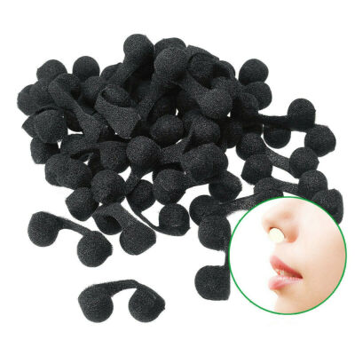 100X Disposable Nose Filters Sunless nosebleed Nasal Plug Spray Softness Sponge