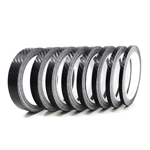 10m Tiras decorativas 15mm Carbono Negro Coche Moto Tiras decorativas Tiras laterales - Imagen 3 de 7