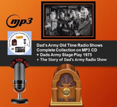Dad's Army Old Time Radio Shows The Complete Collection MP3 On CD FREE POSTAGE