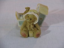Vtg Cherished Teddies Awaiting The Arrival Figurine 743801, 2000 rr