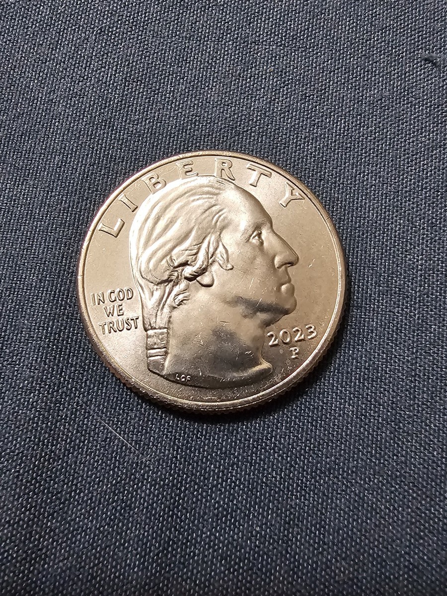 (。・ω・。)❤︎ 2023 P Edith Kanaka'ole Quarter Error Coin Obverse & Reverse