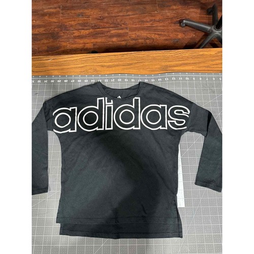 Adidas lg logo print black /white size 10/12