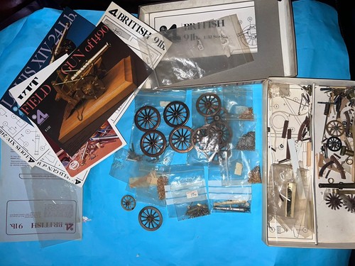 BRITISH 9lb ARTISAN LATINA kit, LOUIS XIV/24lb,Field Gun Of 1490 Parts Used/miss - Picture 11 of 14