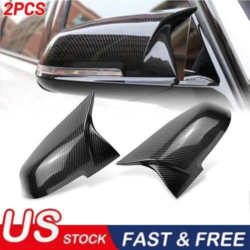 Carbon Fiber Side Mirror Cover Caps For 2012-2016 BMW 1 Series F20 F21 116i 118i