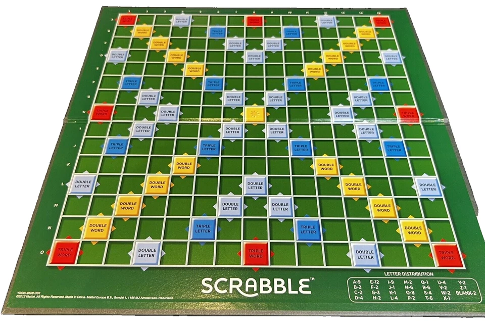 Scrabble Brand Crossword Game Original Mattel 2012 - Image 3 of 4
