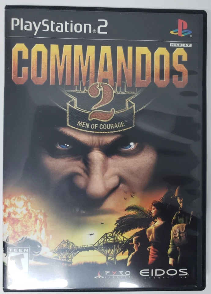 Commandos 2 Men of Courage  (Sony PlayStation 2, 2002 PS2) CIB EN Manual - Image 2 of 4