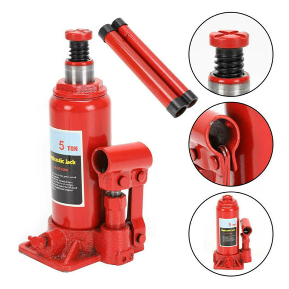 5/20 Ton Heavy Duty Hydraulic Bottle Jack Automotive Car Repair Shop
