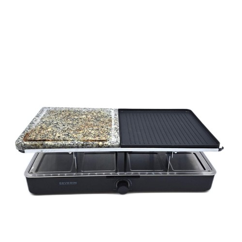 SEVERIN Raclette Grill Grill Stein Grillplatte Raclettes El Natürlicher - Bild 4 von 5