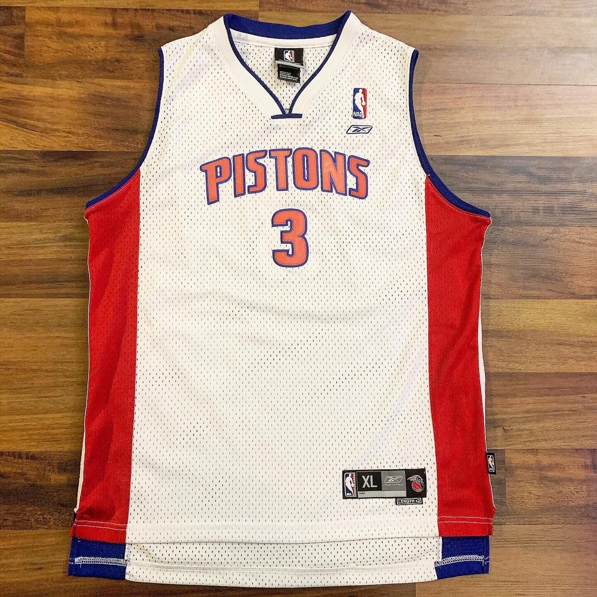 Detroit Pistons Ben Wallace Reebok NBA Swingman Jersey Sz Youth XL