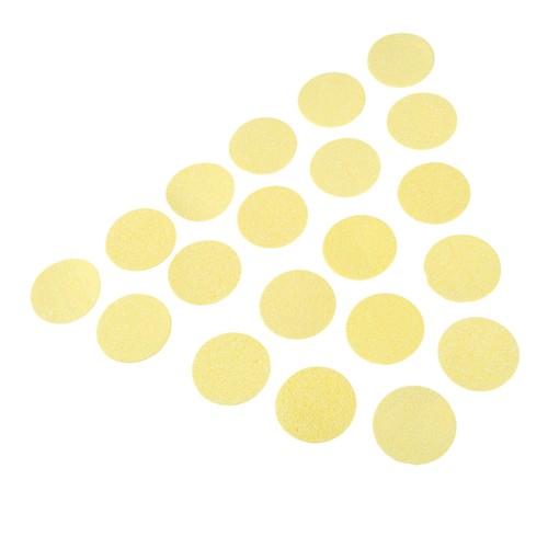 Yellow Soldering Iron Welding Cleaning Sponge Welding Replacement Round 20 Pcs - Picture 3 of 11