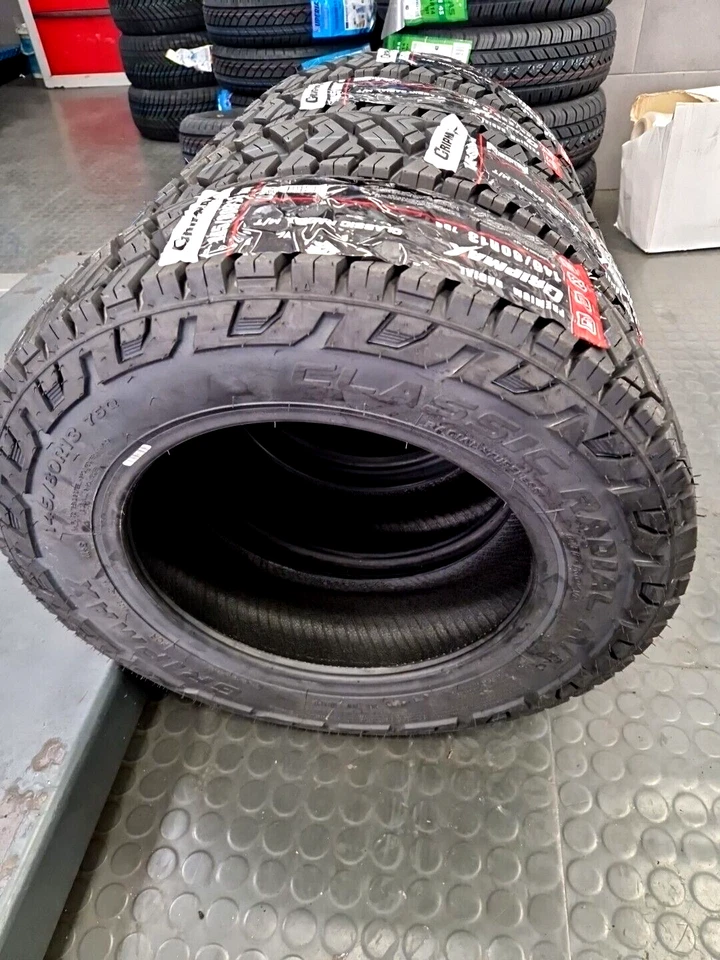 4 PNEUMATICI GRIPMAX M/T  145 80 R13 75T 4 STAGIONI FIAT PANDA 4X4 GOMME NUOVE - Imagen 2 de 4