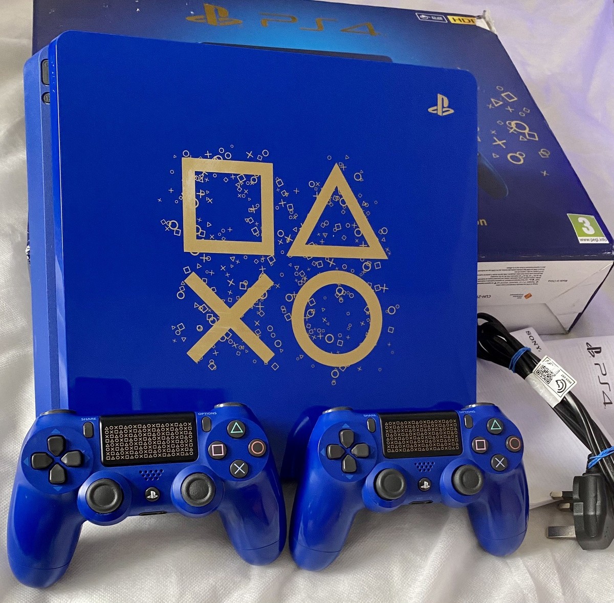 SONY - PlayStation4 Days of Play Edition 限定版 PS4 Days of Play Limited Edition 500GB Console Box Sony