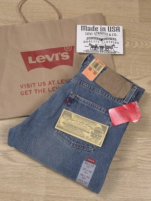 Levi's 501 USA vintage - bleu clair style destructed - deadstock Collection T 38 - Photo 1/4