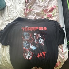 Terrifier Art the Clown Movie Graphic T-Shirt Black, Size 2XL