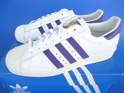 Deadstock 2013 Adidas Originals Superstar 80s Runwht Blapur Chalk2 