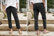 Frank Eileen 278 Wicklow Pant in Washed Black; 8