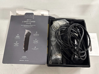Andis AG2 2 Speed CLIPPER Set & 10 ULTRAEDGE BLADE PET (I 2) USED