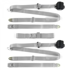 Chevy Cavalier 1982 - 1994 Standard 3pt Gg Retractable Bench Seat Belt Kit - 3