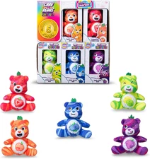 Micro Teenies Care Bears Fruit Friends 5-Pack Collectibles Plush 3-Inch Toy New