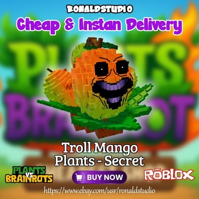  ONLINE   Plants Vs   Brainrots! TROLL MANGO RANDOM KG | PLANT SECRET | CHEAP