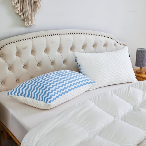 King Size Pillows - Adjustable Firm King Pillows for Back Stomach and Side Sl... - 第 5/7 張圖片