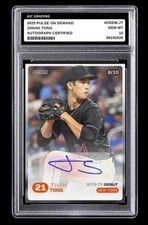 2025 Jonah Tong Pulse Debut Signed Rookie  Auto Limited Editon 6/10 Graded 10