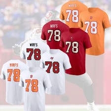 HOT ! Tristan Wirfs #87 Tampa Bay Football Team Player Name & Number For Fans