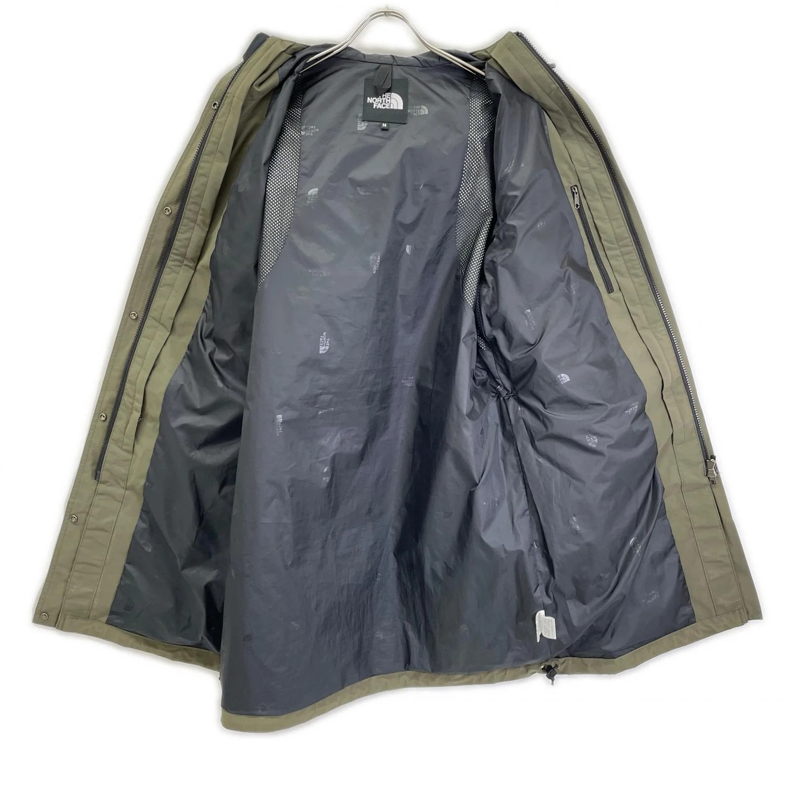 The North Face Womens Mountain Light Coat Nylon Shell Khaki M Japan image 3