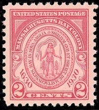 Scott 682, the 2¢ Massachusetts Bay Colony Issue - from 1930 - MNH