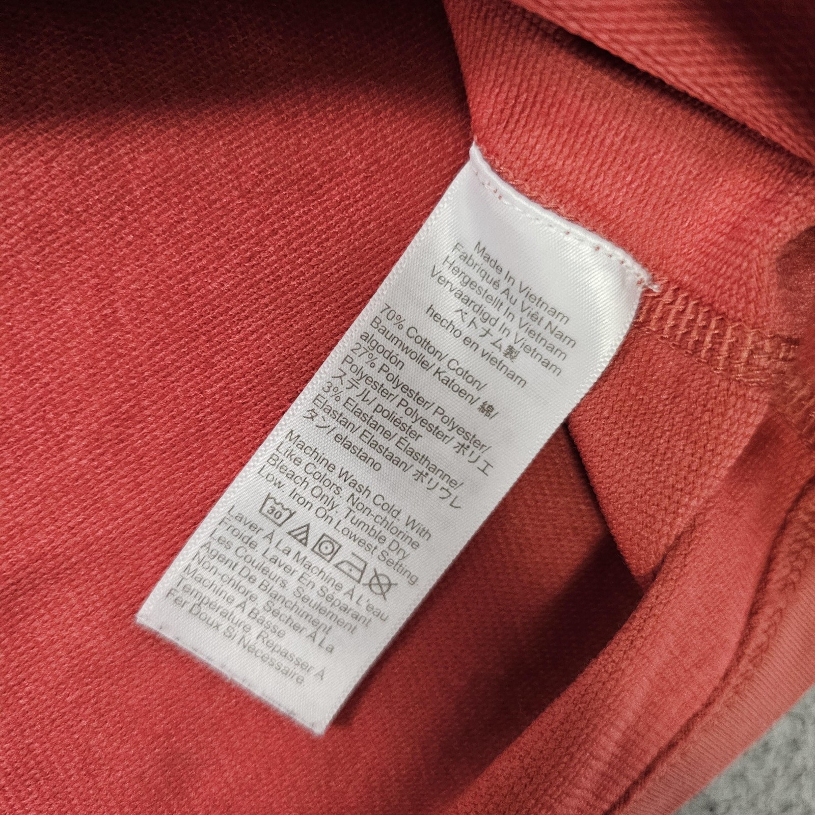 J.Crew Performance Pullover Mens Large Salmon 1/4… - image 4