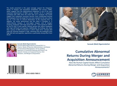 Surasak Ngammekchai | Cumulative Abnormal Returns During Merger and...