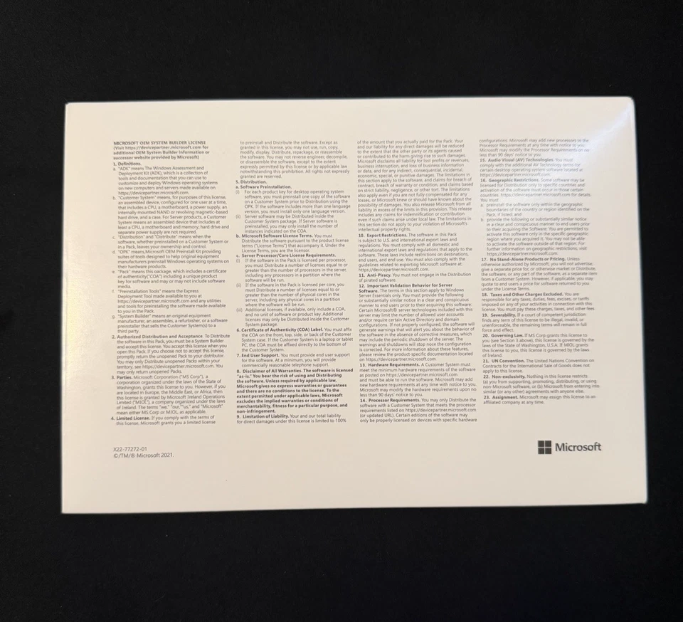 Win 11 Pro 64-Bit DVD+Genuine Microsoft License-Factory Sealed-Ships next day - Image 4 of 4