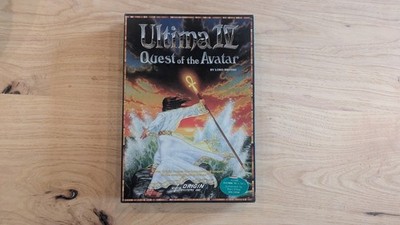 Ultima IV Quest Of The Avatar Atari 400/800/XL/XE Vintage Game w/Manuals & Map