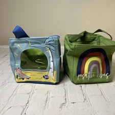 Thirty One Littles Carry-all Caddy Dog Days + Positive Vibes Unused! Lot/2