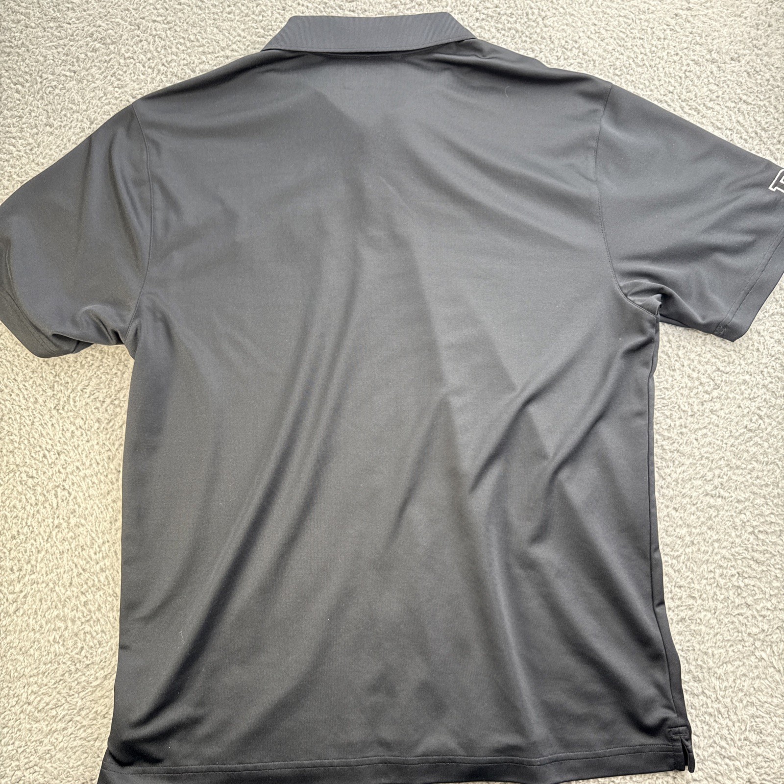 University Maryland Terps Under Armour Golf Polo Shirt Mens Large Black Big 10 thumbnail 8