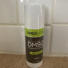 DMSO 3 oz. Roll-on Non-diluted 99.995% Low odor Pharma grade Dimethyl Sulfoxide.