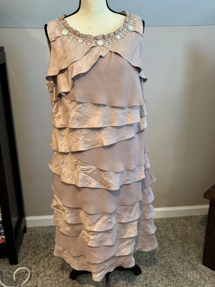S.L. Fashions Solid Plus Size Formal Dresses for Women for sale | eBay