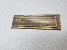 Vintage Brass Door Mail Slot Cover