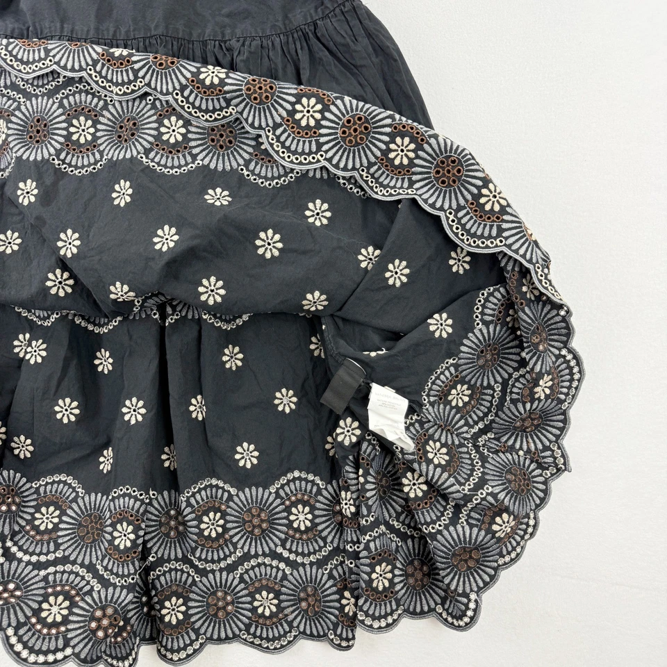 Vestido VANESSA BRUNO Alais Bordado Flores Ojales Talla 38/4 Mujer RTR Foto 3 de 4