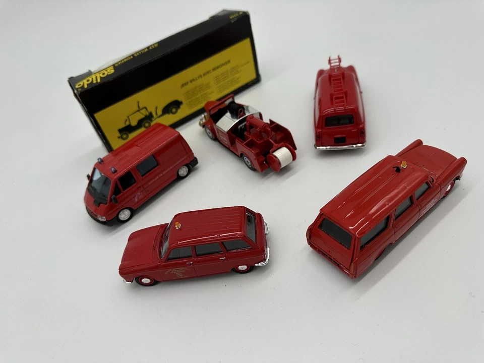 Solido Ensemble De 6 Véhicules Pompiers - Photo 3/4